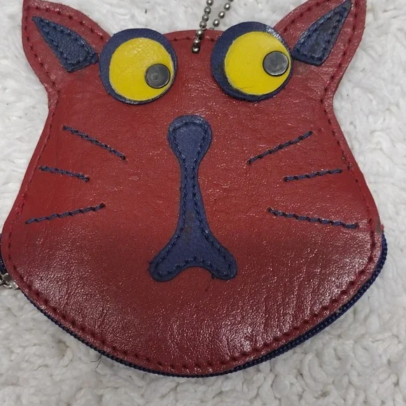 Small Cat Coin Wallet Pouch Bag - Picture 2 of 8